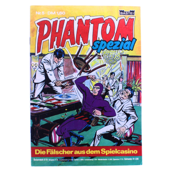Phantom Spezial Nr. 5 (1979) – Die Fälscher aus dem Spielcasino | Bastei | hoppla-stuff.de